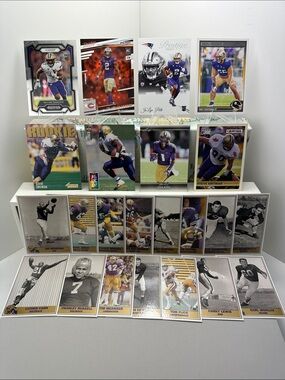 U. Washington Huskies recent rookies w/vintage legends lot of 23